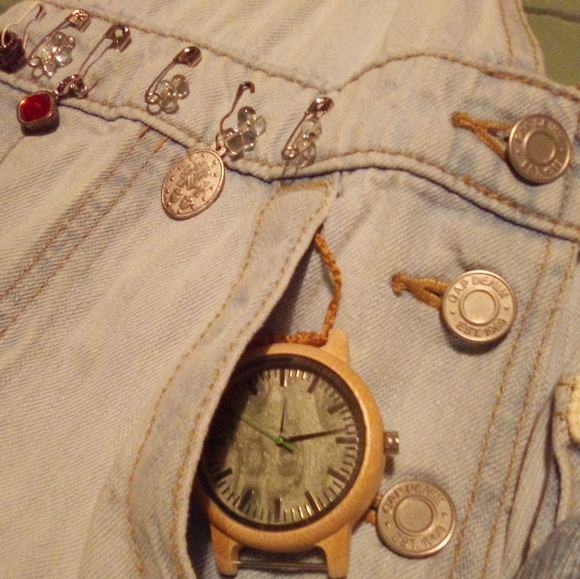 Handmade Gap overalls bohemian hobo bag - Picture 10 of 13